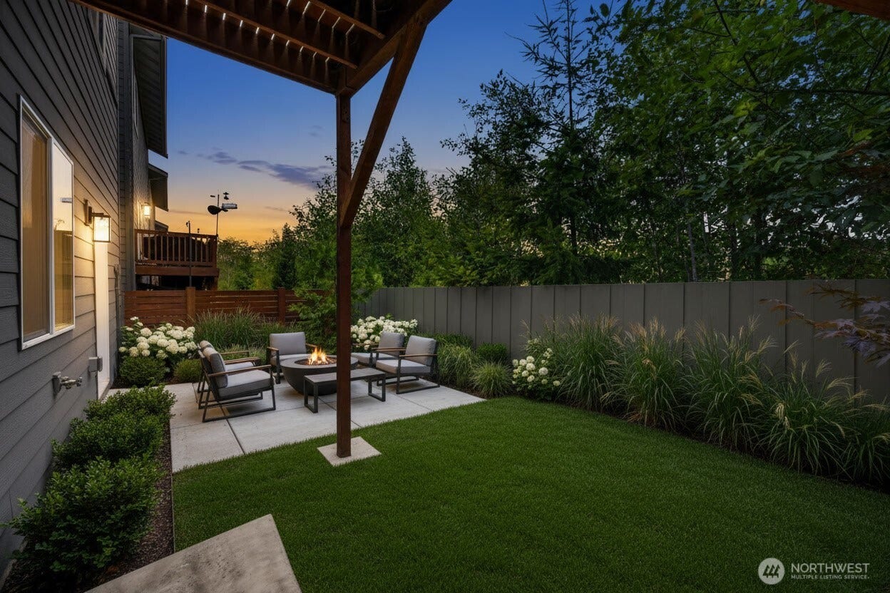 1806 25th Street, Snohomish, WA 98290 Backyard rendering