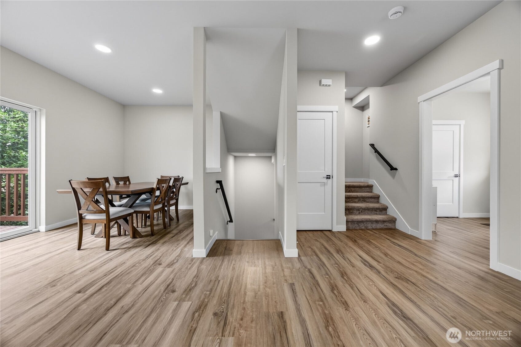 1806 25th Street, Snohomish, WA 98290 Stairs from the entrance and leading to the primary bedroom & bedrooms 2 & 3