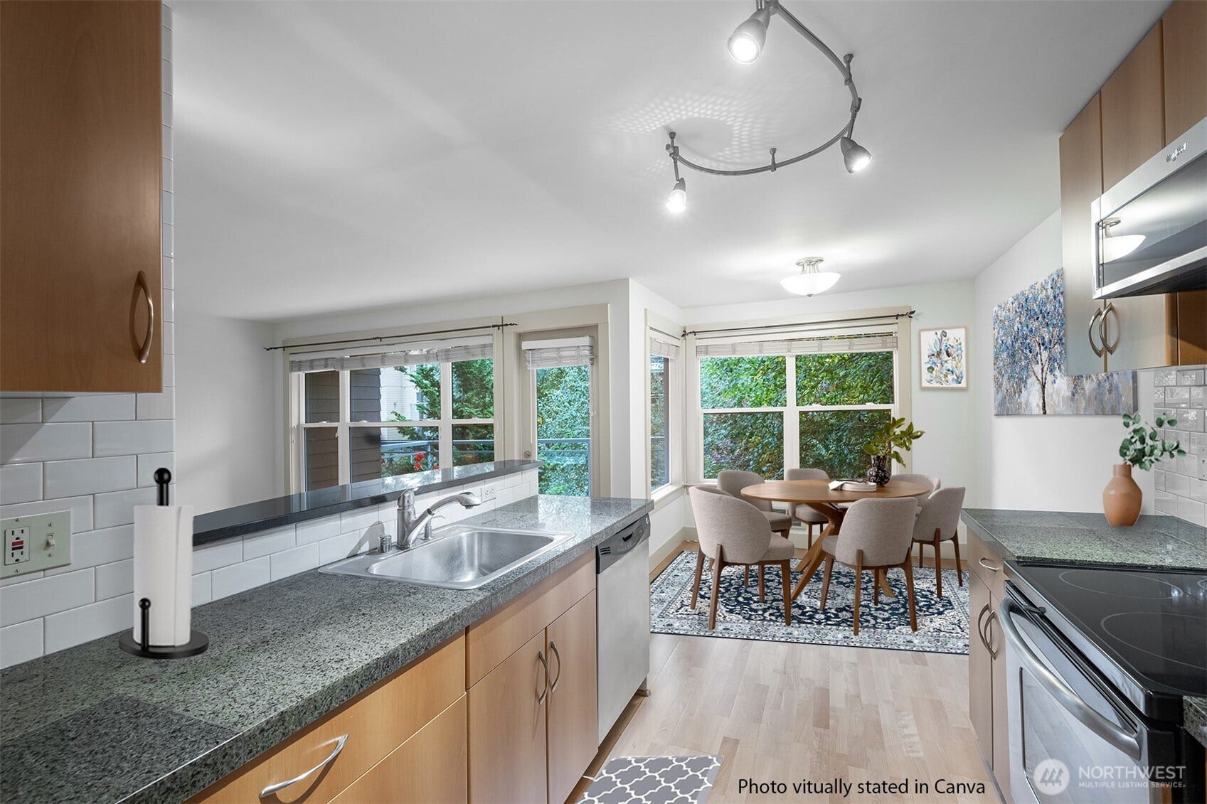 22910 90th Avenue W, #E305, Edmonds, WA 98026 Kitchen - virtually staged