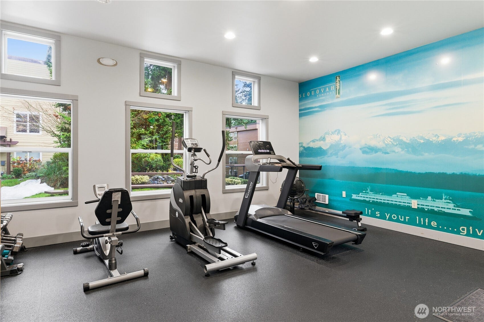 22910 90th Avenue W, #E305, Edmonds, WA 98026 Exercise Room at Clubhouse