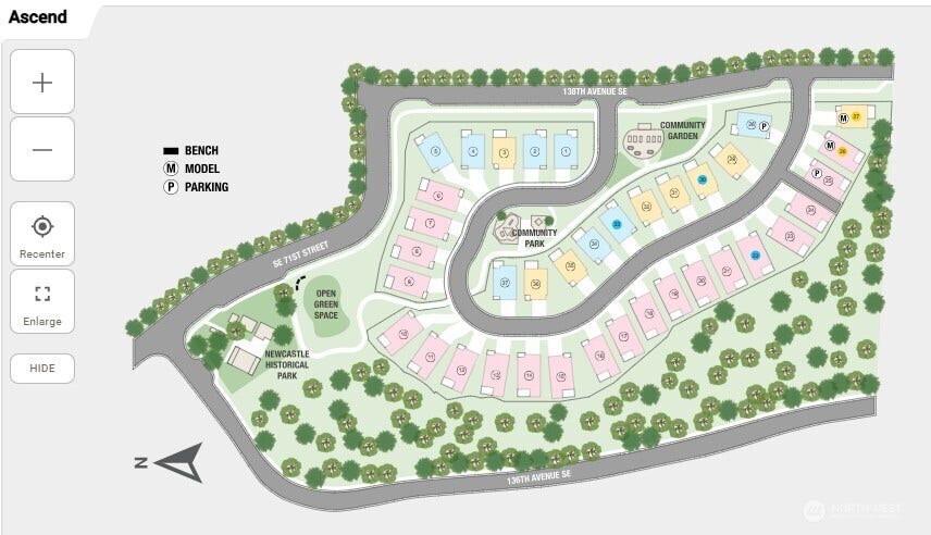 13627 SE 72nd Drive, Newcastle, WA 98059 Ascend Sitemap
