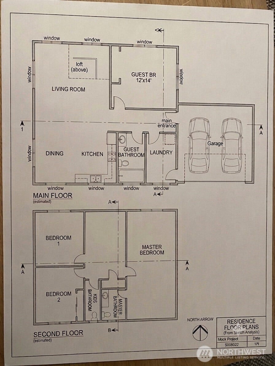 Seller prepared home layout