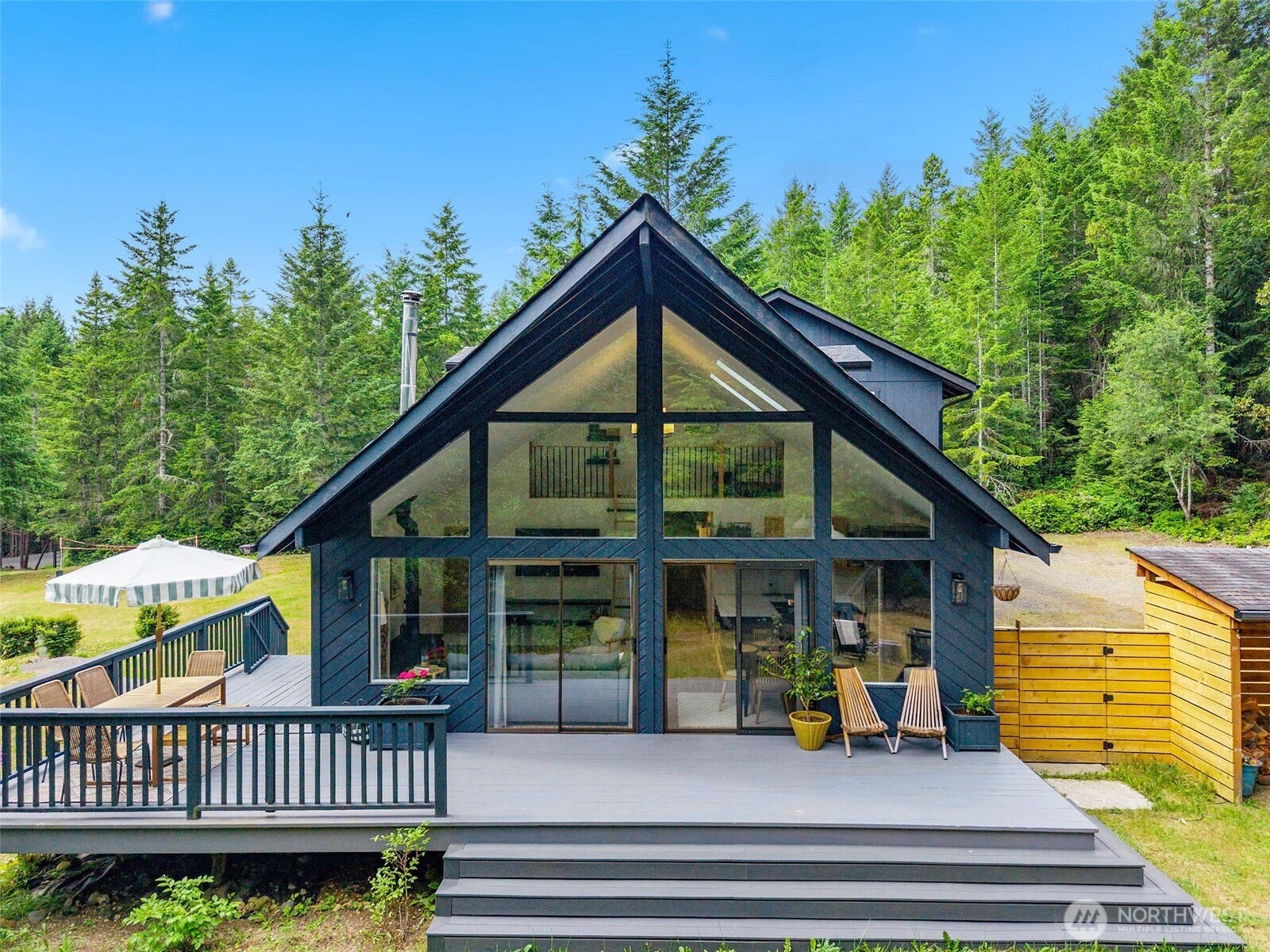 Nestled in the woods
