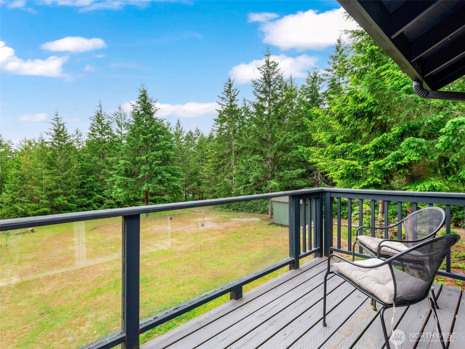 Private primary bedroom deck