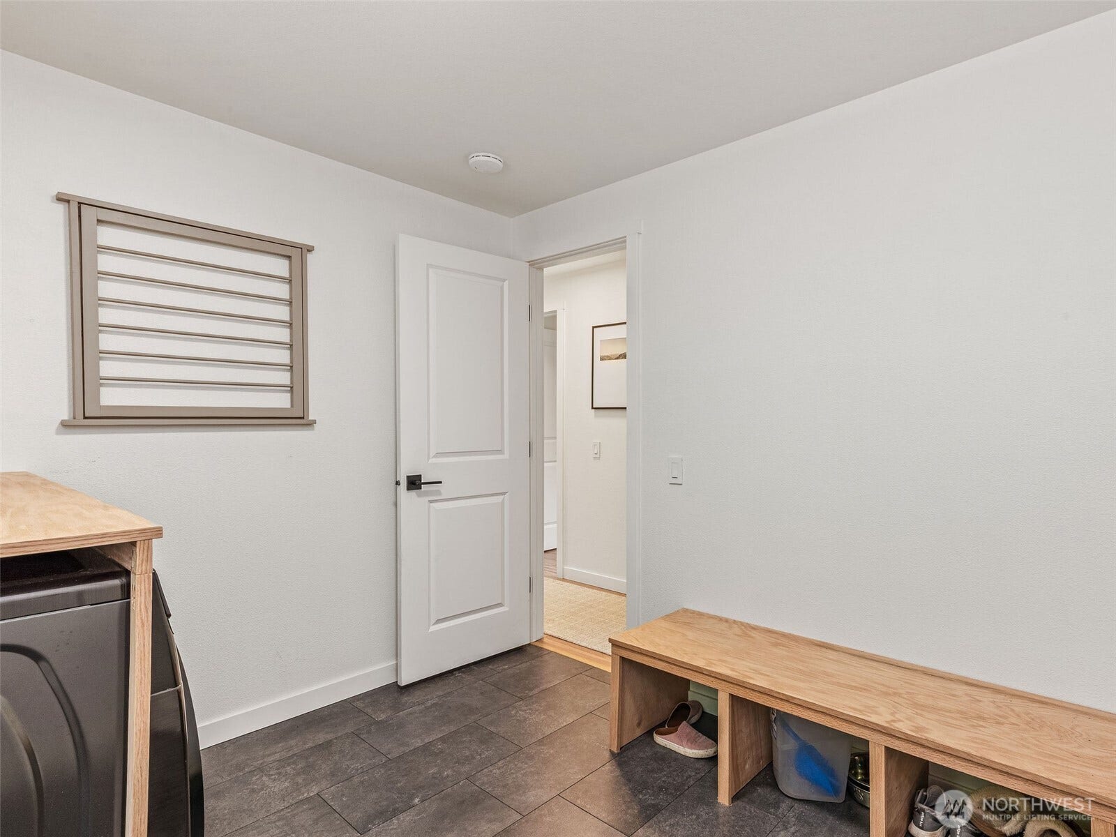 Mudroom off the garage