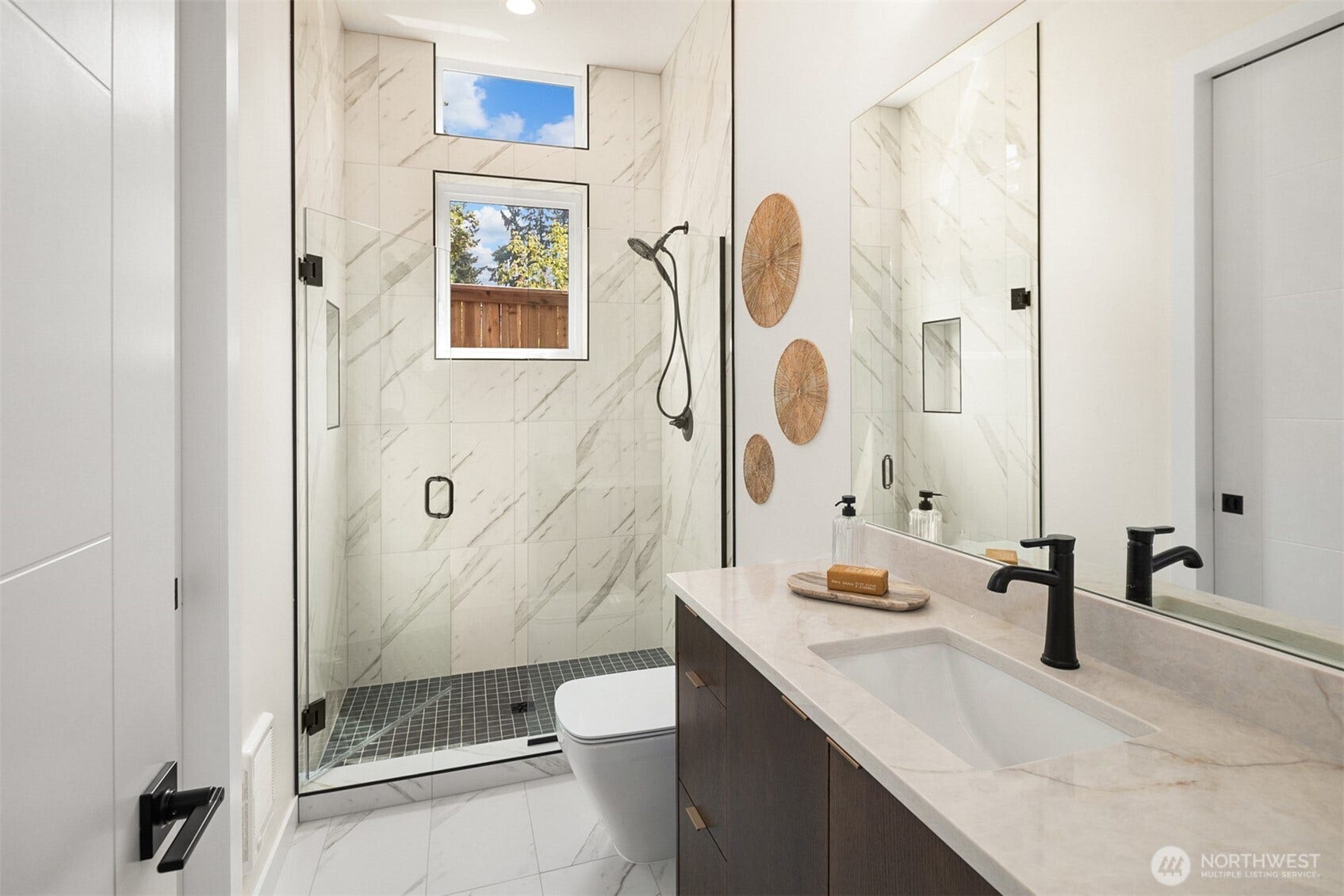 7929 NE 124th Street, Kirkland, WA 98034 Bath on Main Level, next to Bedroom/Den