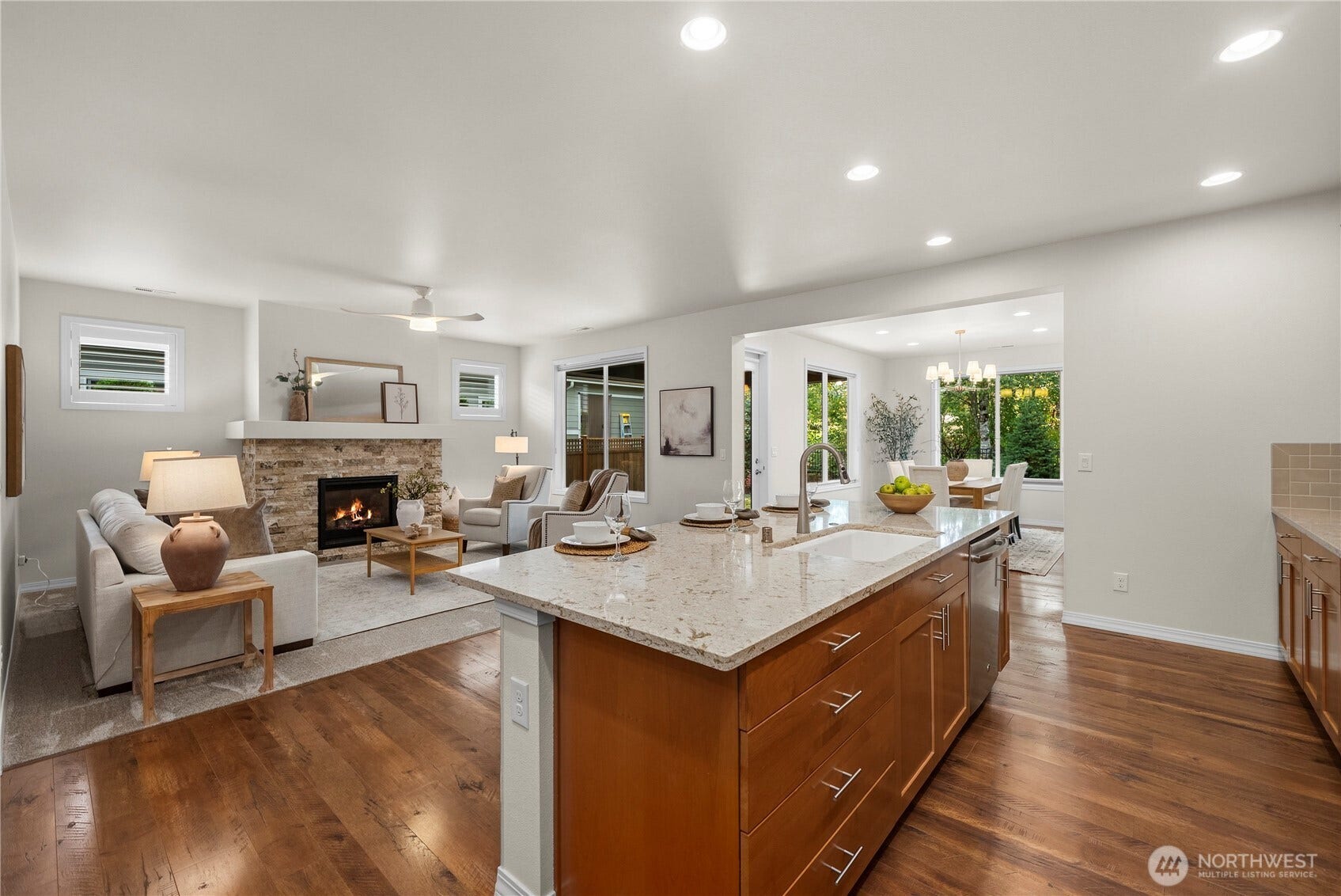 19014 146th Street E, Bonney Lake, WA 98391 Custom window coverings, plantation shutters and lots of natural light. Fresh interior paint throughout!