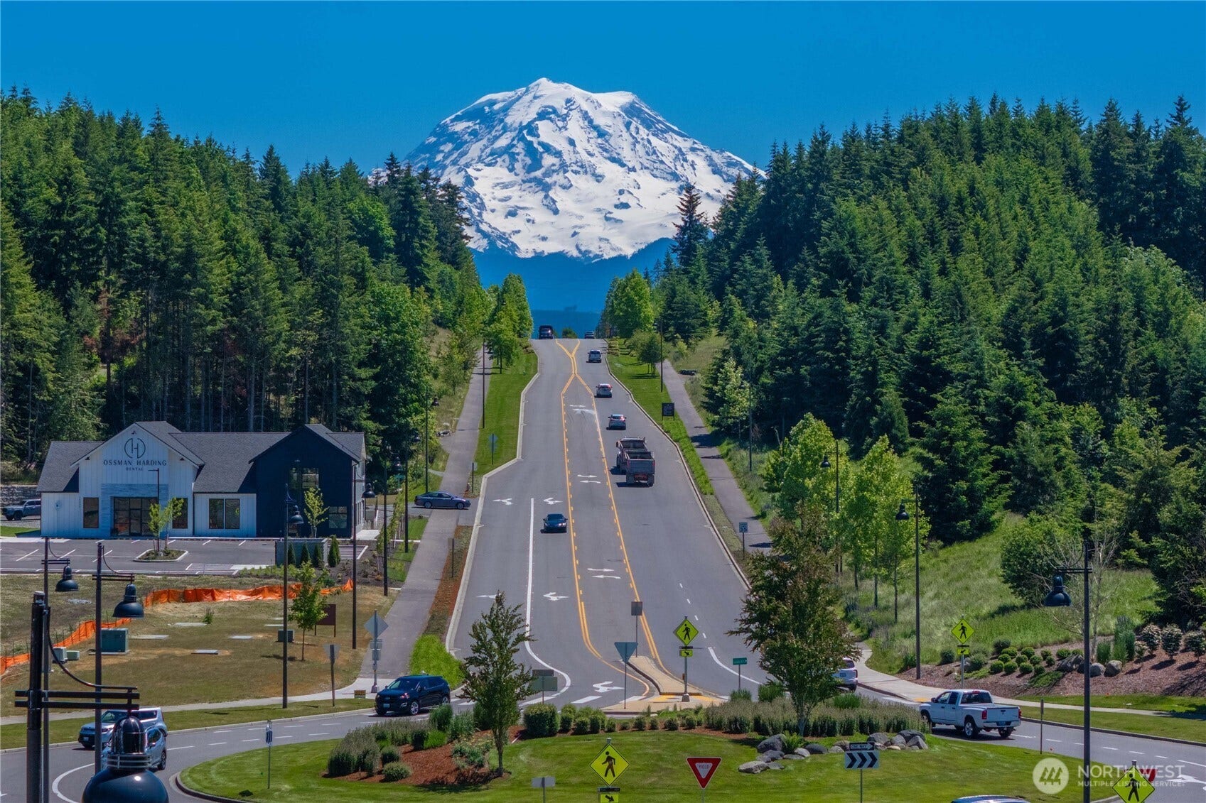 19014 146th Street E, Bonney Lake, WA 98391 Breathtaking Mt. Rainier views as you come and go from Trilogy. Convenient retail is just to the left.