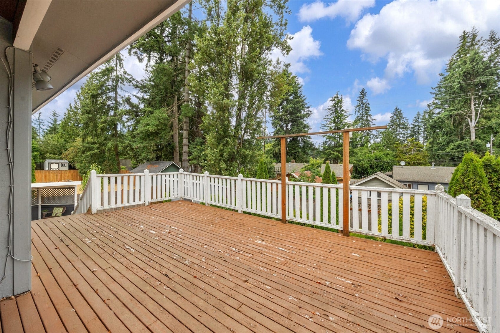 824 NE 194th Street, Shoreline, WA 98155 Second level deck (needs repair)
