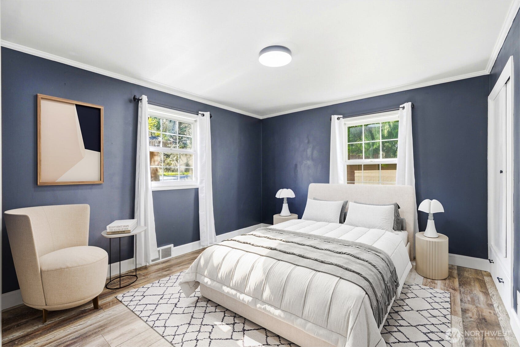 16714 SE Newport Way, Bellevue, WA 98006 Virtually Staged Secondary bedroom on the main floor virtually staged!