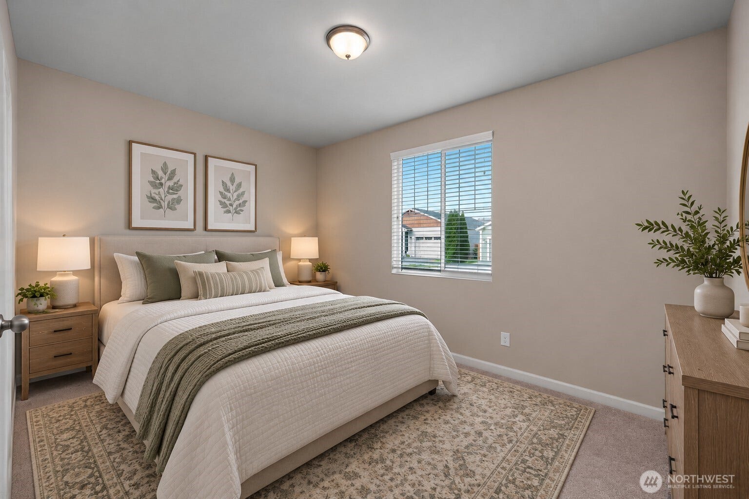 7040 Desperado Drive SE, Tumwater, WA 98501 Mother-in-law suite bedroom. Virtually staged