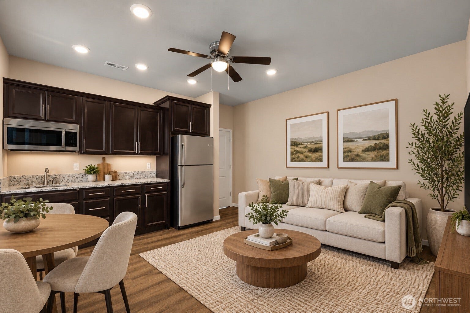 7040 Desperado Drive SE, Tumwater, WA 98501 Mother-in-law suite off the entrance. Virtually staged