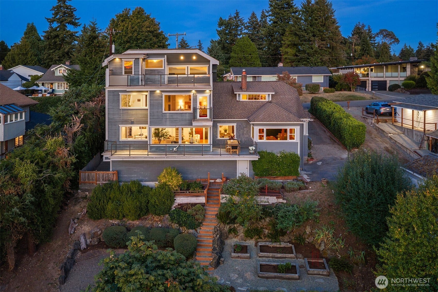 15901 23rd Avenue SW, Burien, WA 98166 Multiple levels provide views to private yard or puget sound.