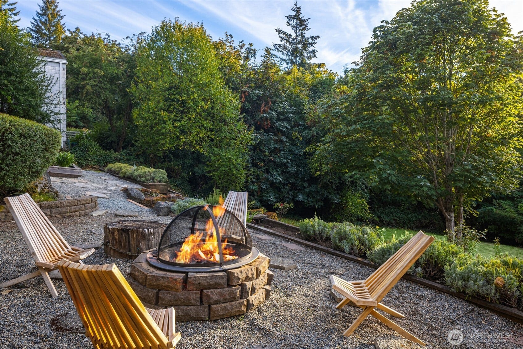 15901 23rd Avenue SW, Burien, WA 98166 Cozy up to the fire in the enormous backyard