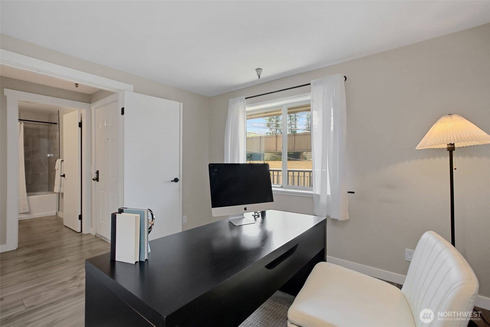 Use this as a second bedroom or sweet office space