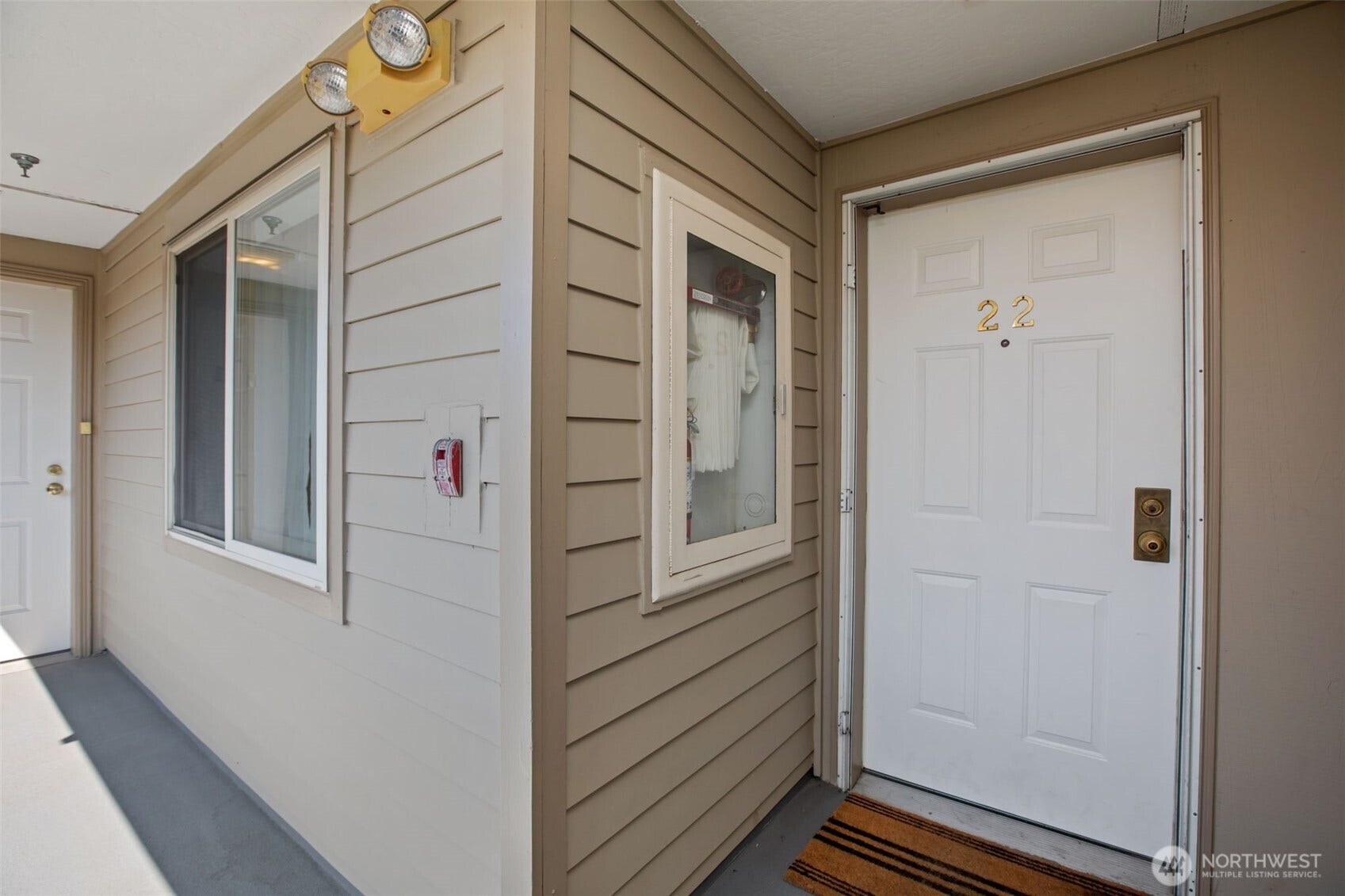 Unit entry door