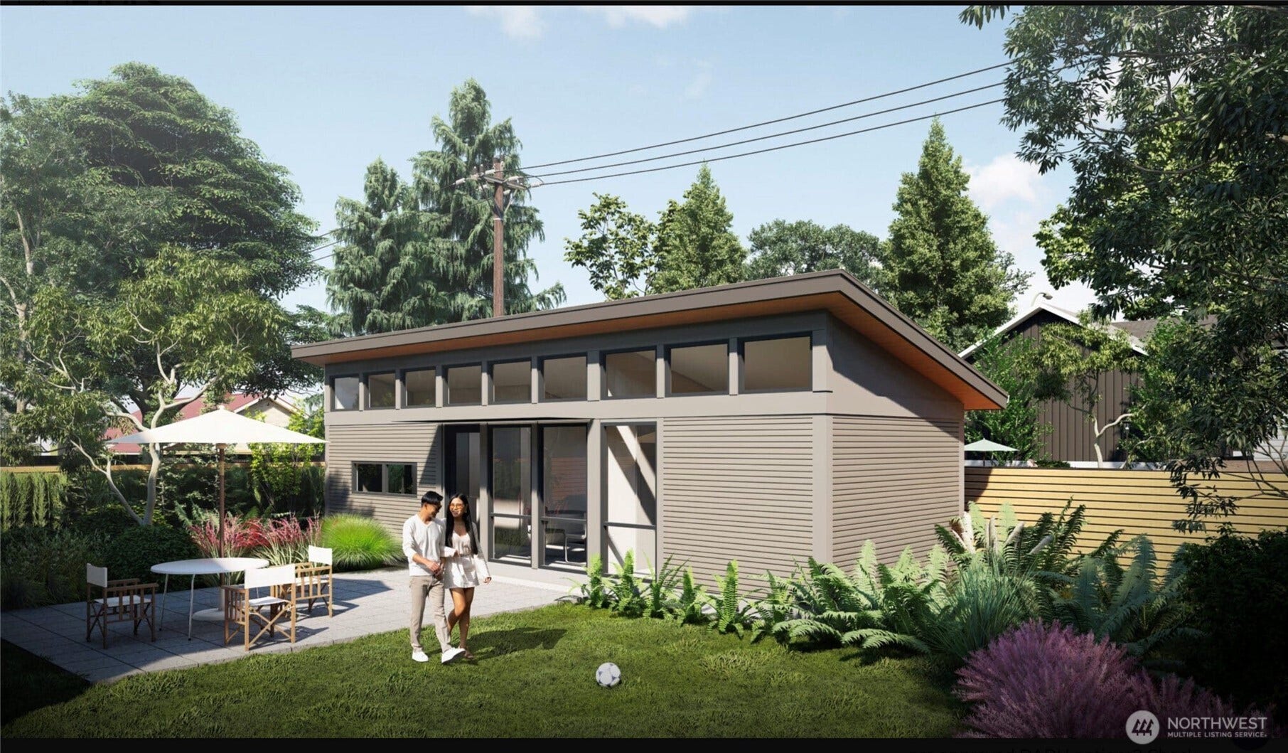 Rendering of provided DADU plans.