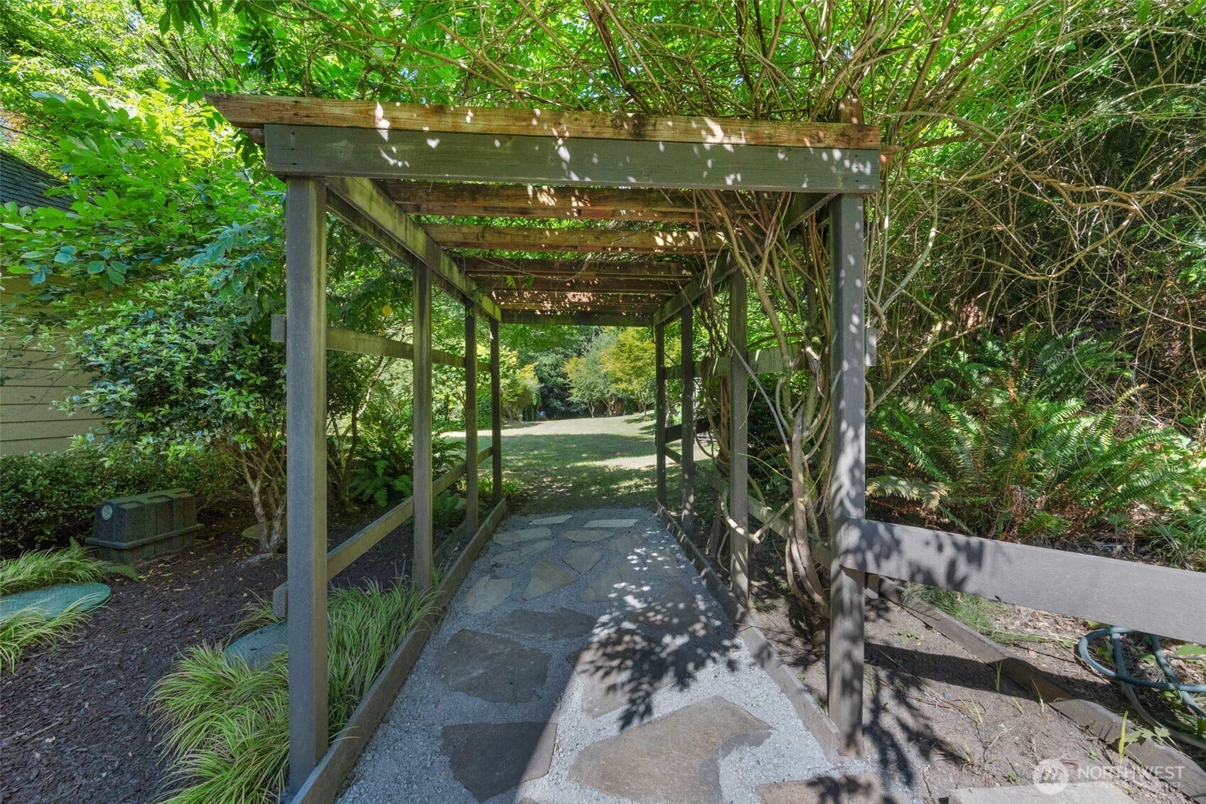 Beautifully established landscaping.
