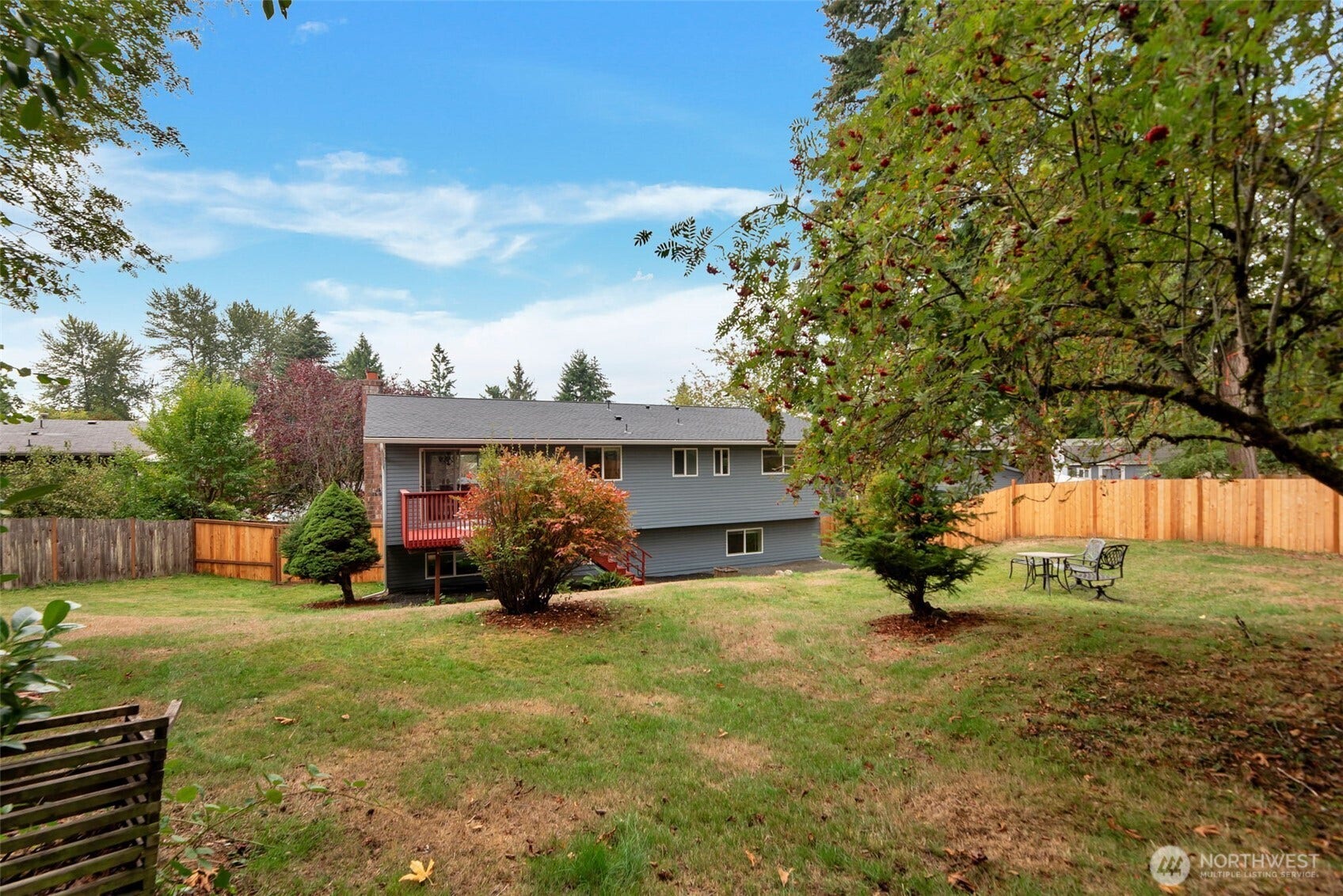 14610 198th Street SE, Renton, WA 98058 Fully fenced large and quite backyard