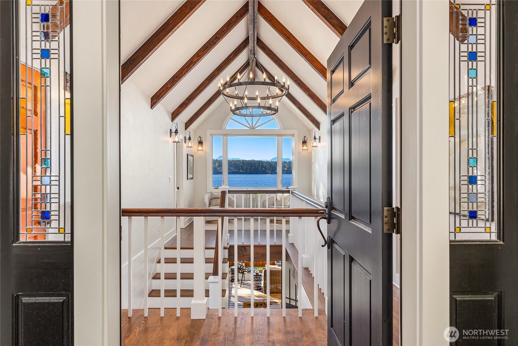 8405 Hansen Road NE, Bainbridge Island, WA 98110 Upon entry on the upper level the view is captivating