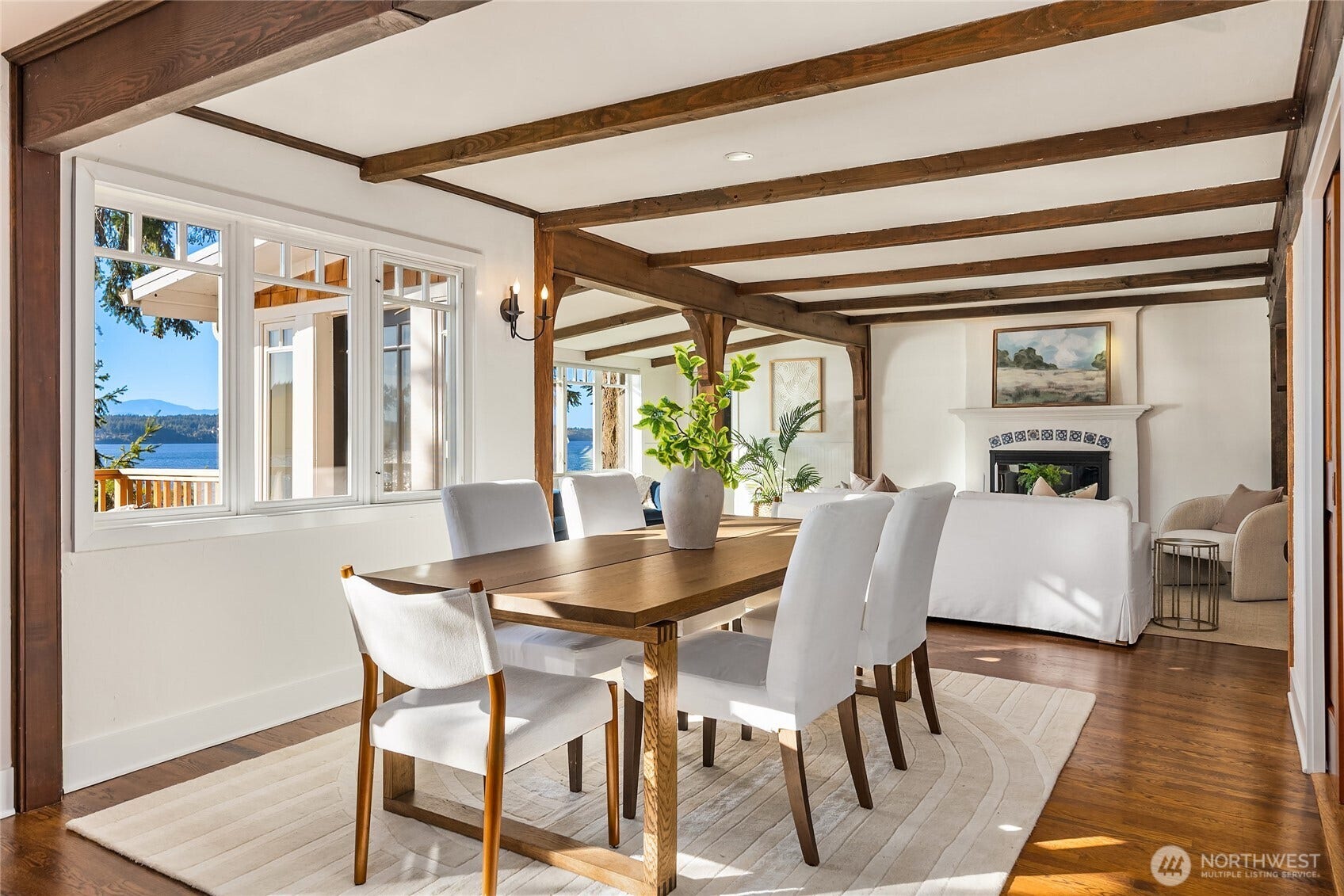 8405 Hansen Road NE, Bainbridge Island, WA 98110 Historic charm is everywhere throughout the home.