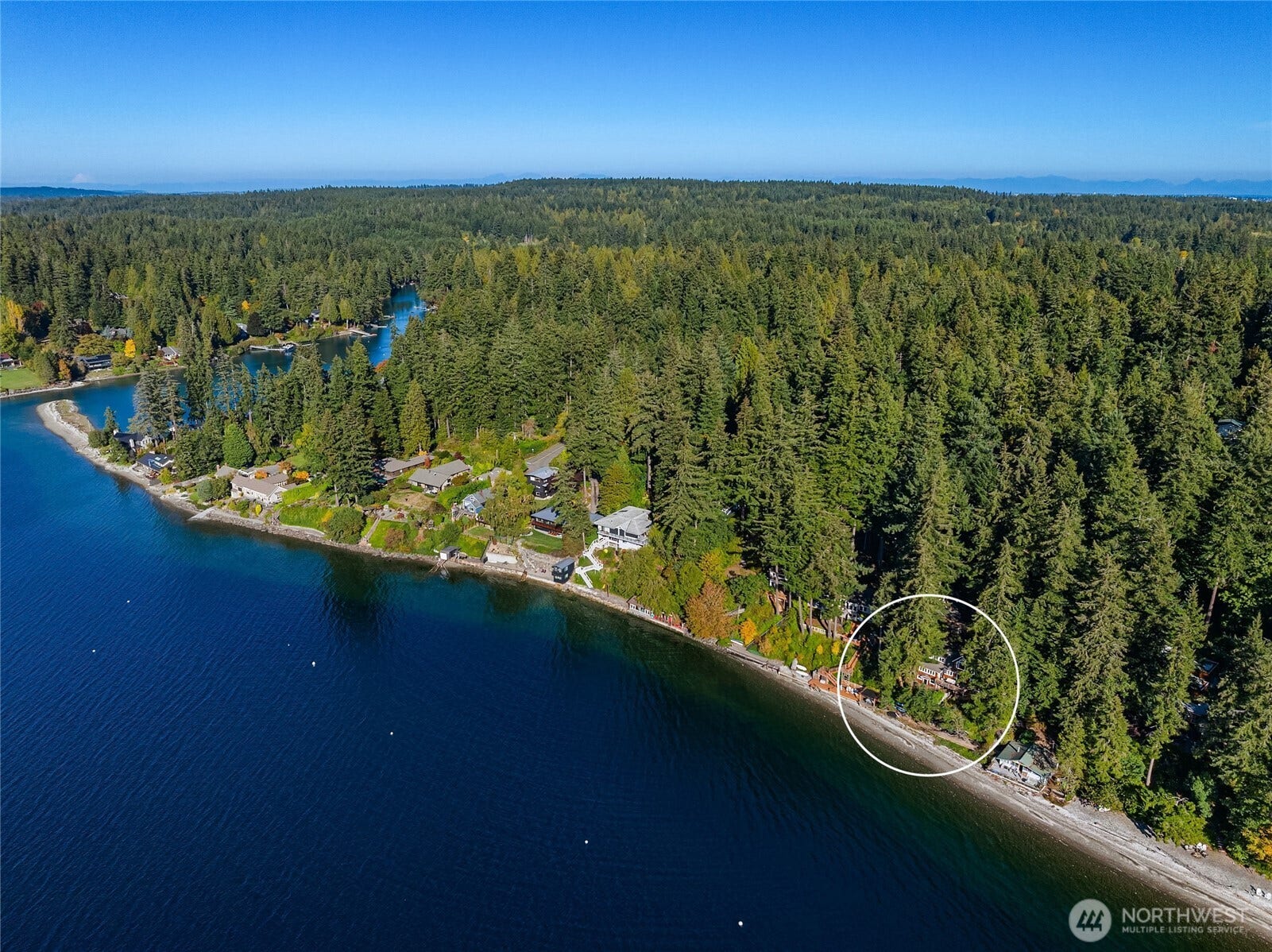 8405 Hansen Road NE, Bainbridge Island, WA 98110 Looking north