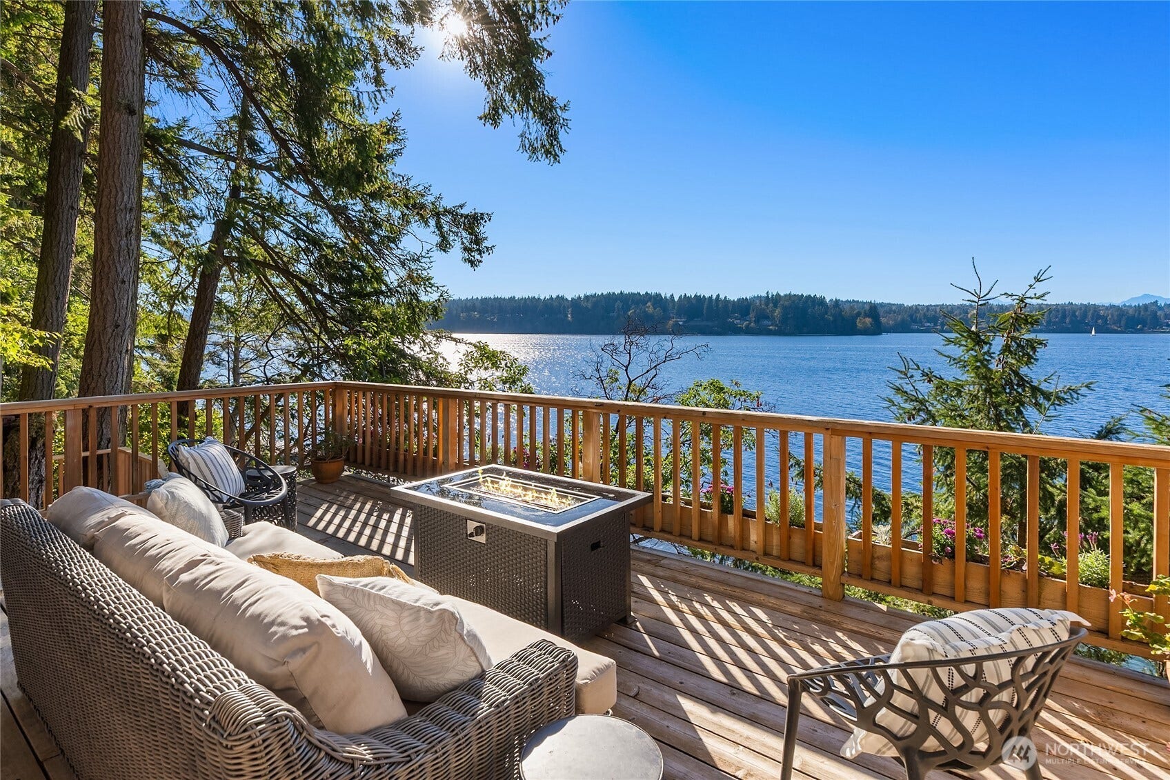 8405 Hansen Road NE, Bainbridge Island, WA 98110 Sparkling afternoon sun on the Sound.
