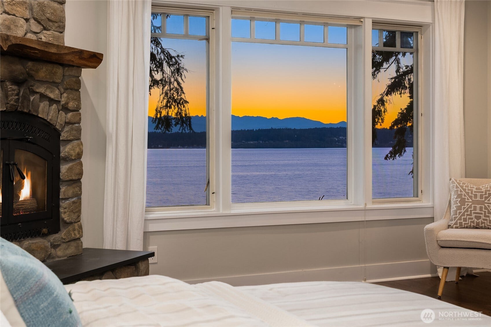 8405 Hansen Road NE, Bainbridge Island, WA 98110 Looking from the primary bedroom