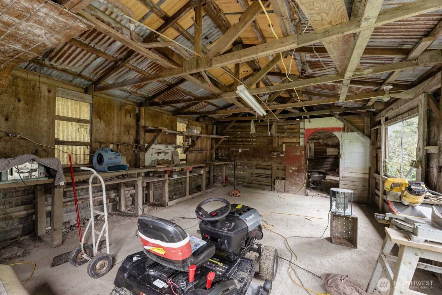 Outbuilding for Equipment or Shop.