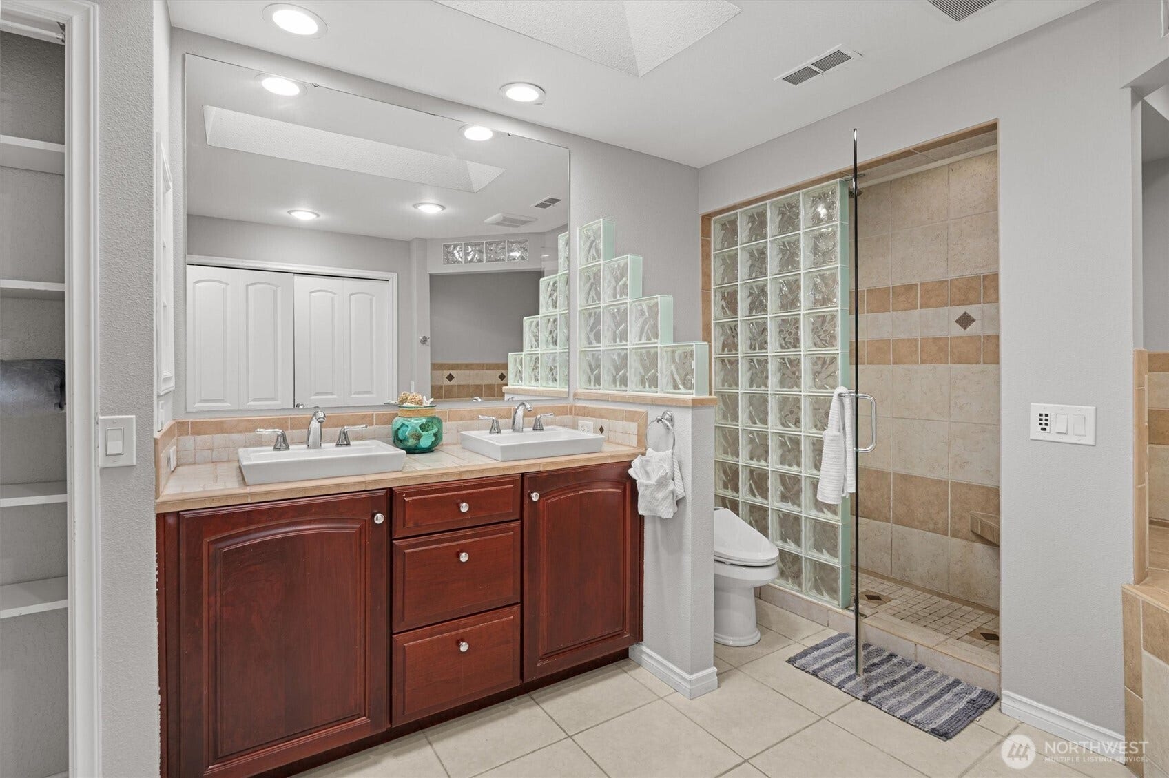 Master bathroom.