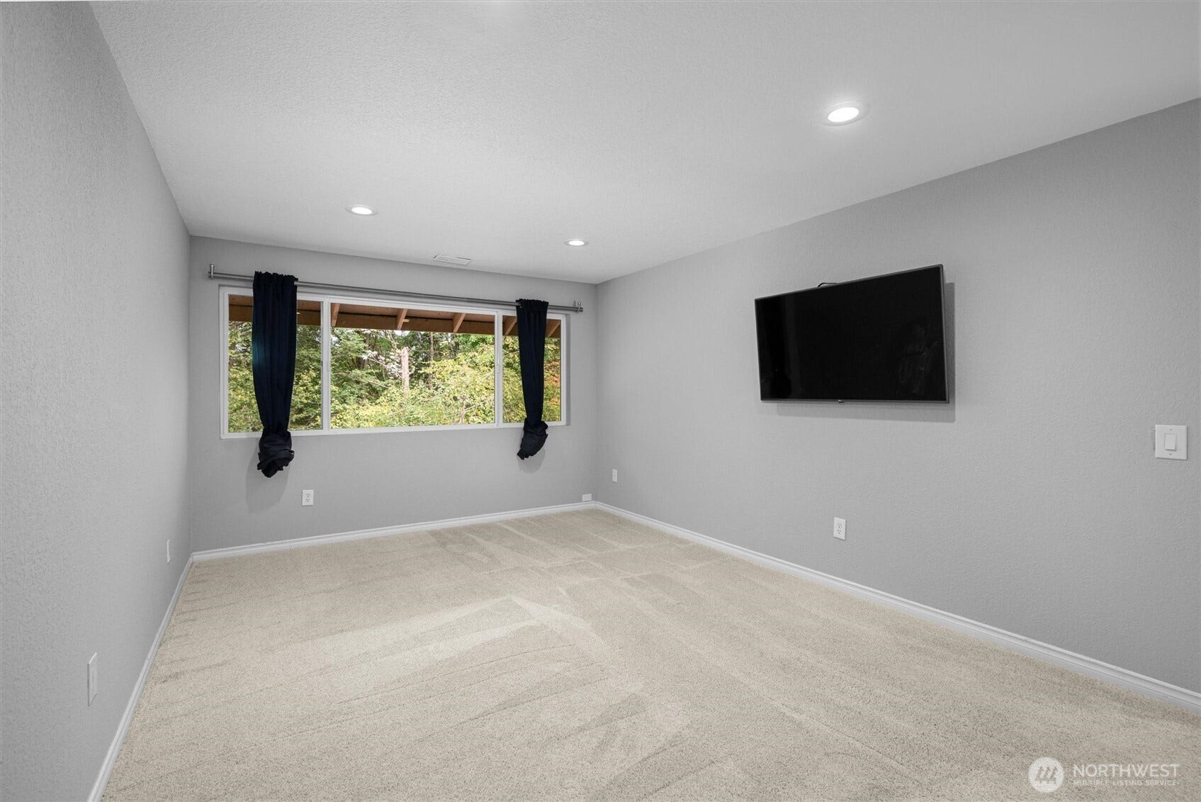 Oversized Master bedroom.