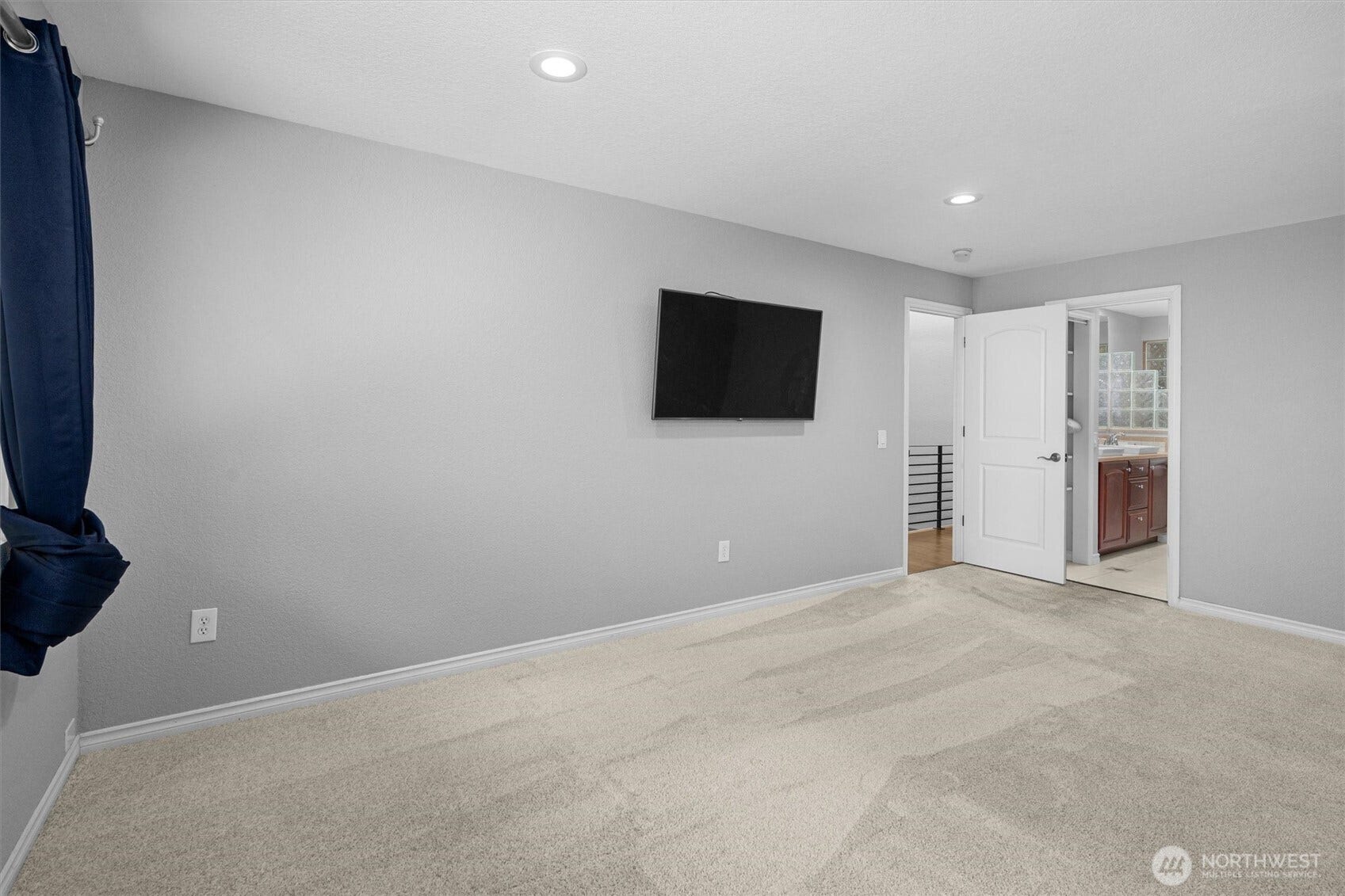 Oversized Master bedroom.