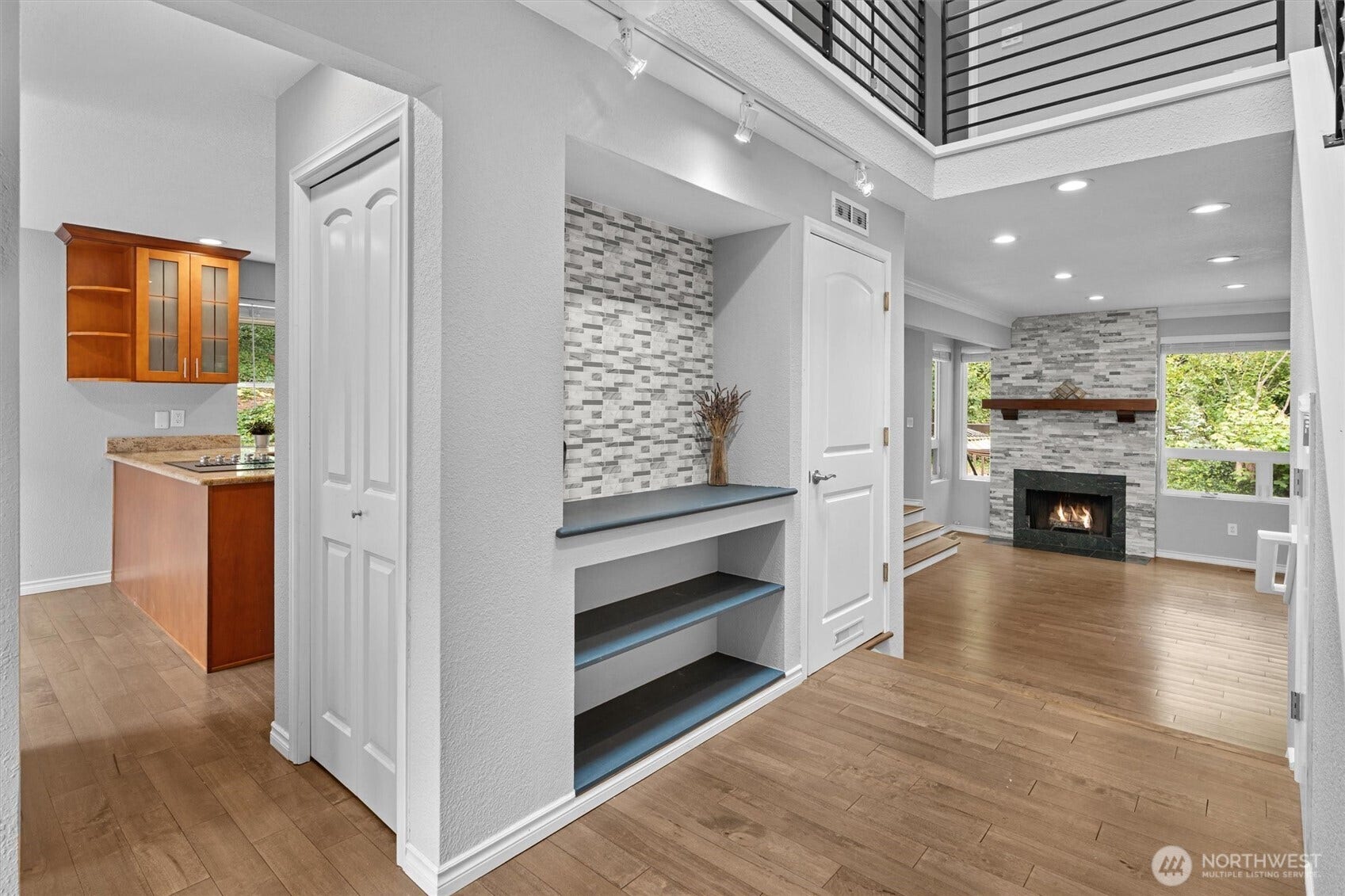 Bright open entryway.