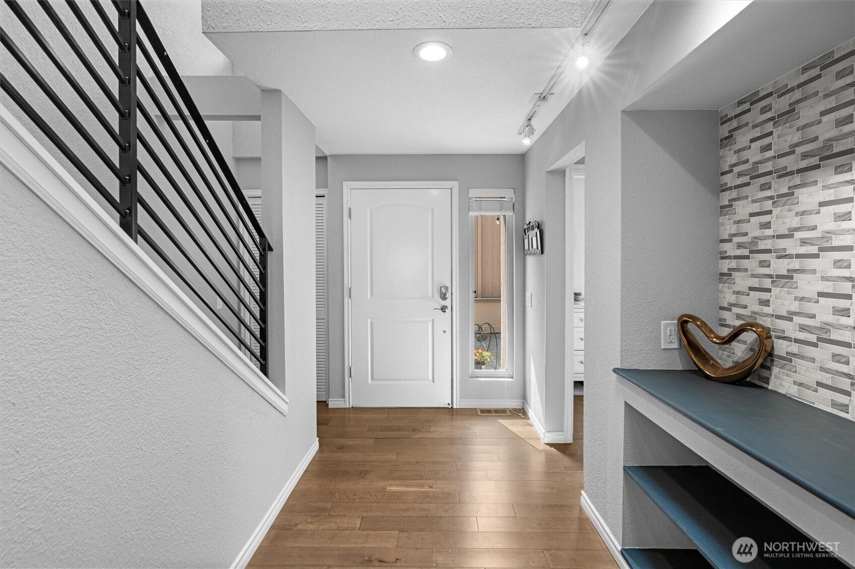 Bright open entryway.