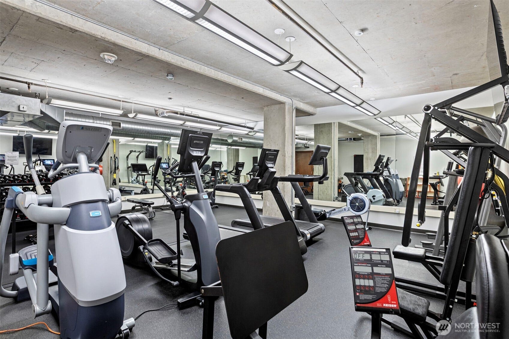 Recently refreshed gym