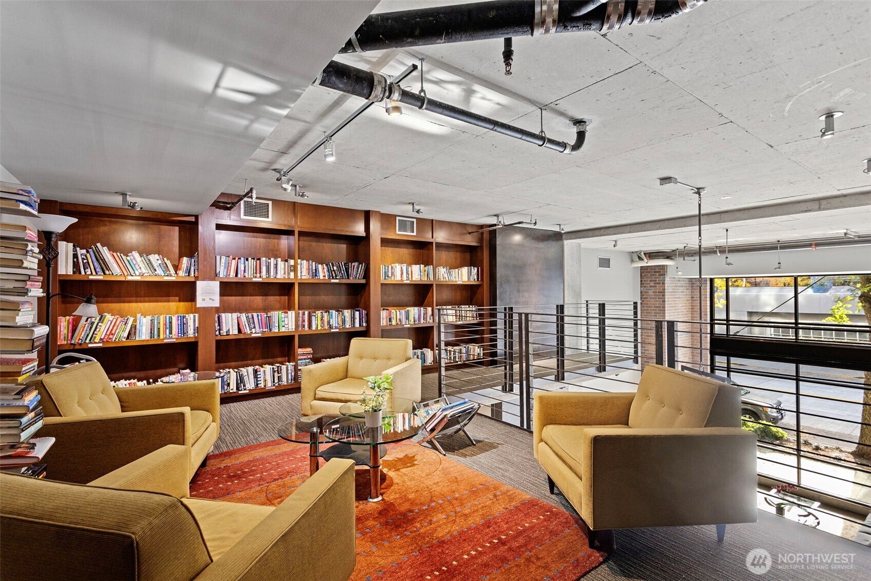 Building Lobby Library