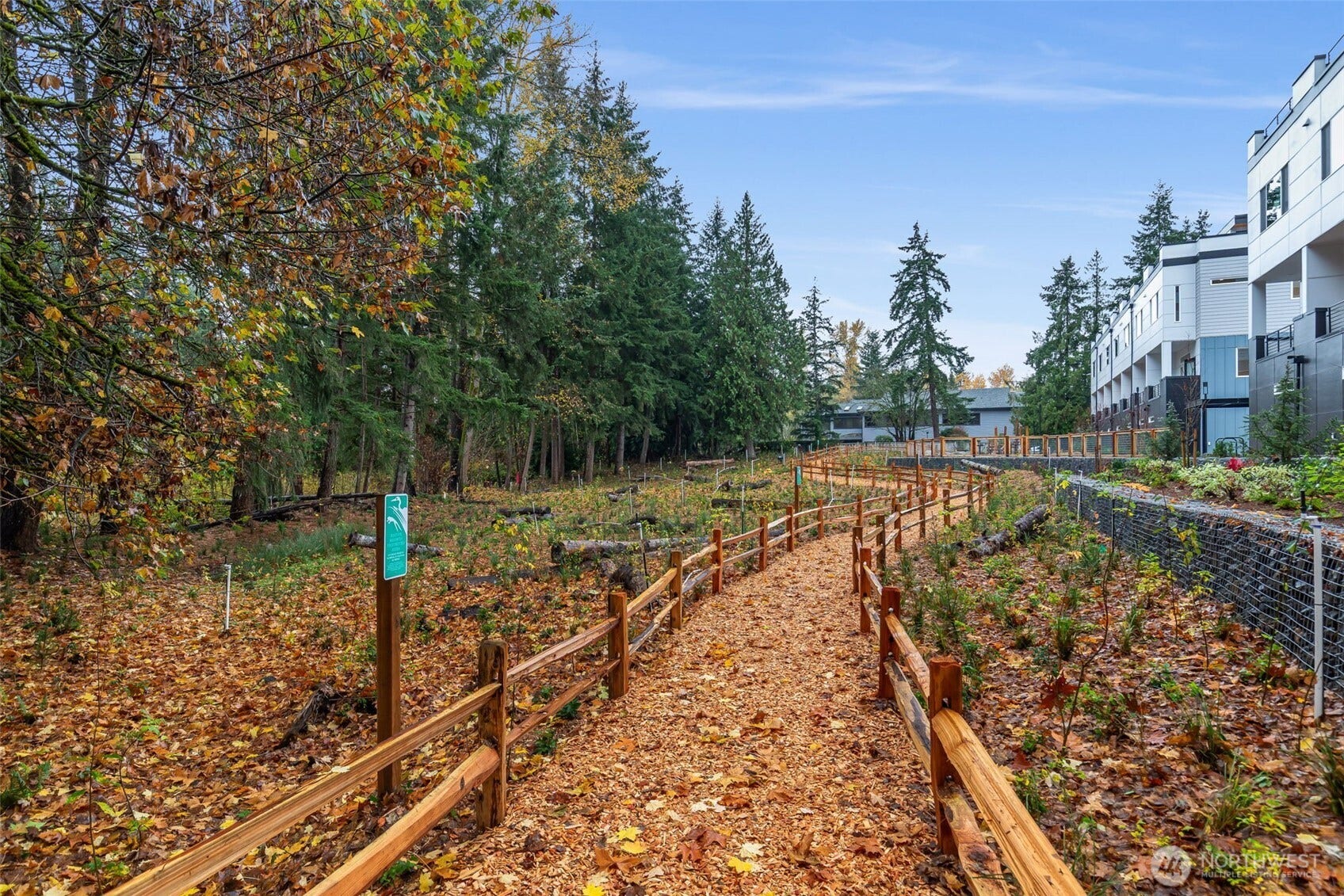 Private community trail.