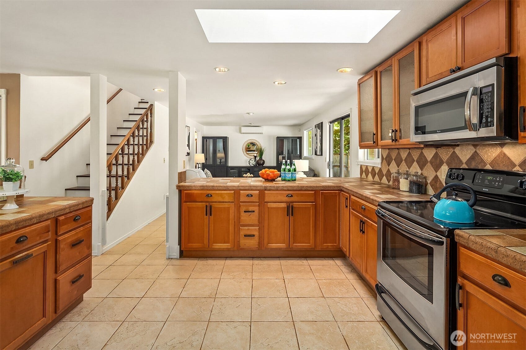 1247 293rd Avenue NE, Carnation, WA 98014 The kitchen also opens up to the family room.