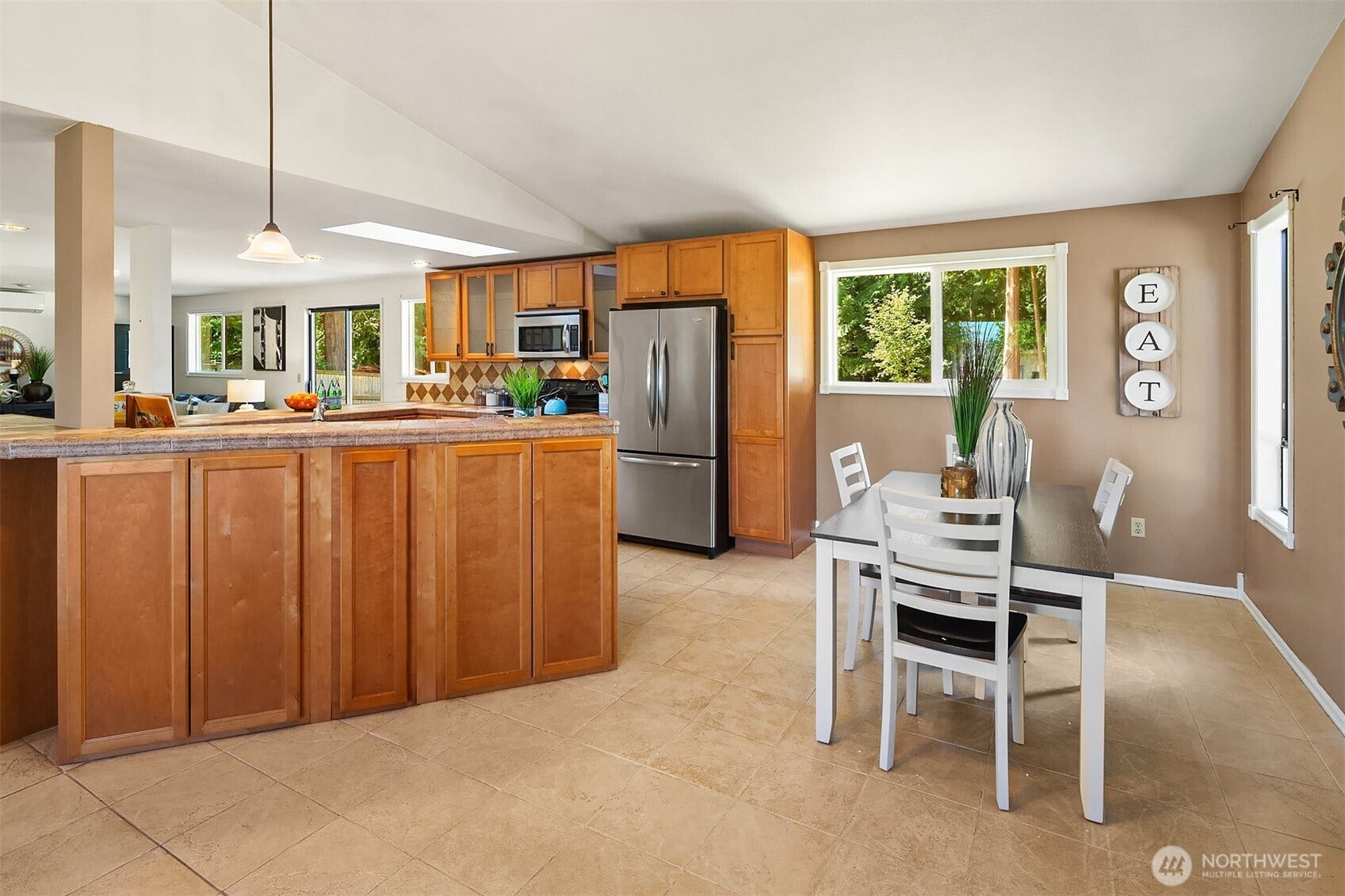 1247 293rd Avenue NE, Carnation, WA 98014 There is plenty of storage in the kitchen.
