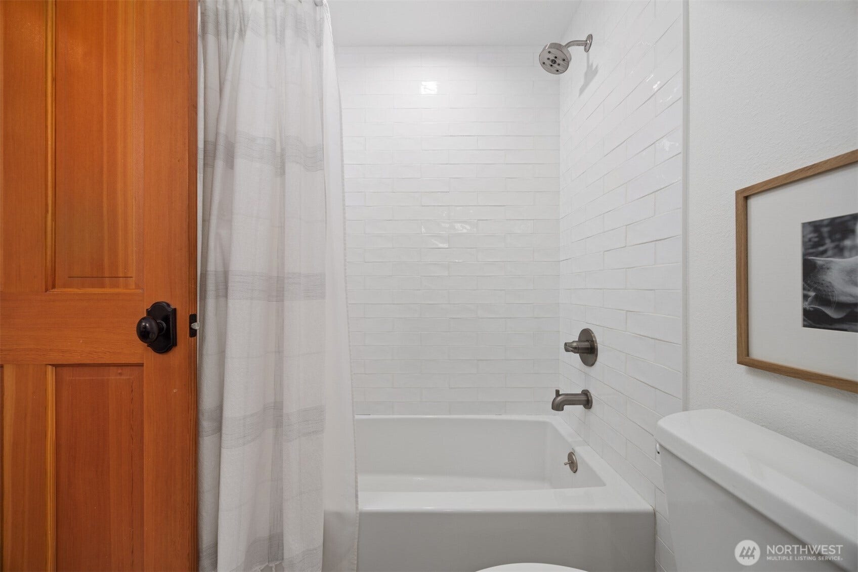 3793 Greenville Place, Bellingham, WA 98226 The tub surround is tiled as well.