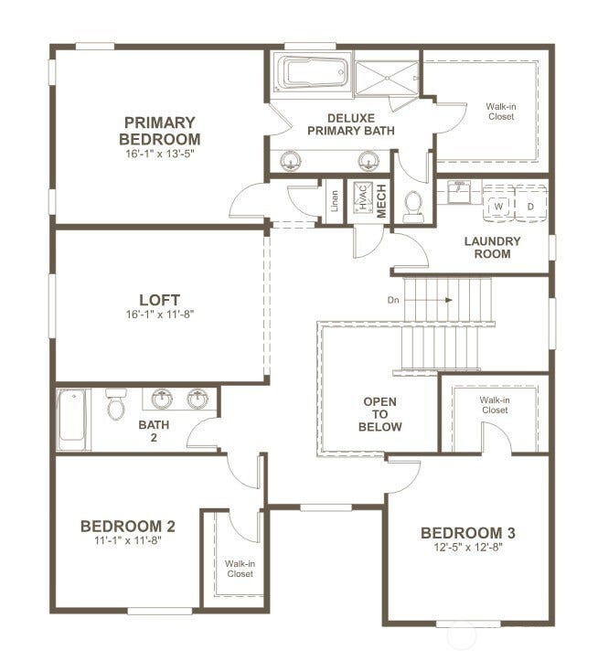 13908 Uplands Place E, #40, Puyallup, WA 98374 Second floor layout
