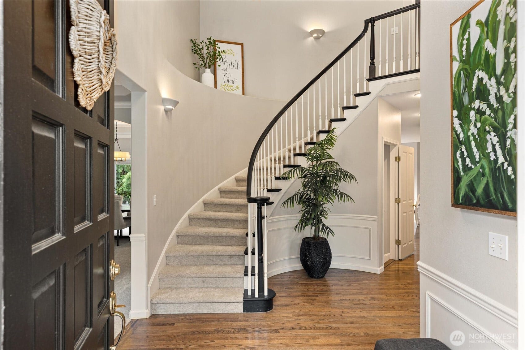 19141 148th Avenue NE, Woodinville, WA 98072 A gorgeous staircase to greet you upon entering.