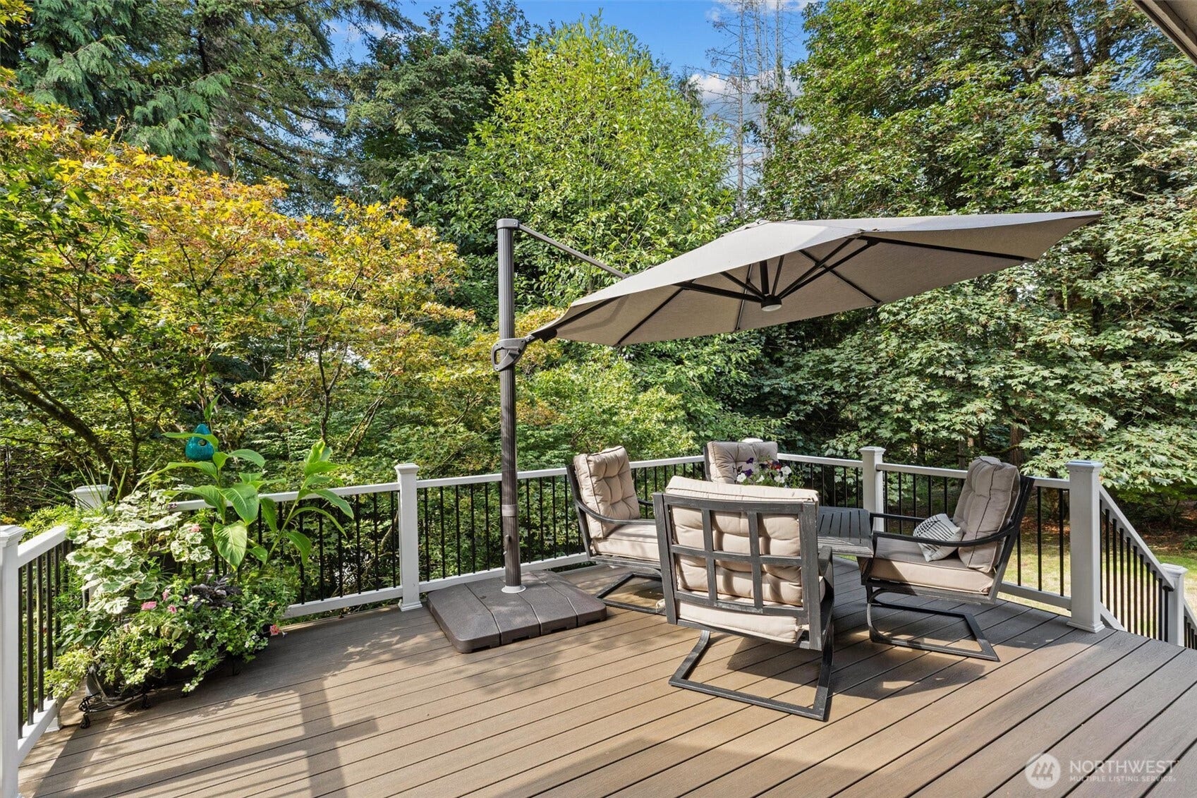 19141 148th Avenue NE, Woodinville, WA 98072 Newer Trek Deck just off family room