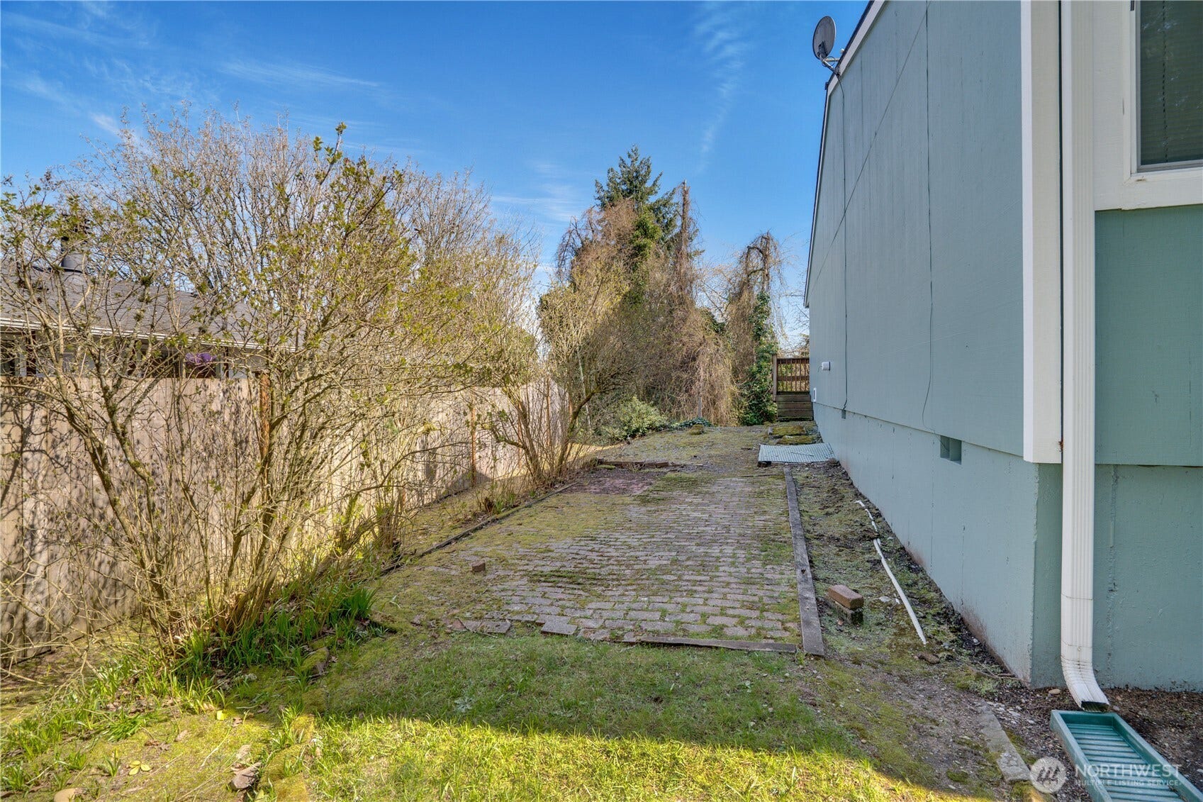 3023 Bridgeport Way W, #B, University Place, WA 98466 Side Yard of Unit A