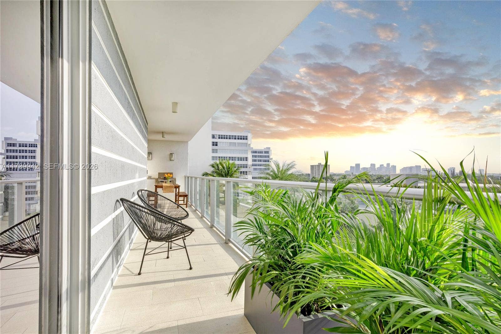 1180 N Federal Highway, #605, Fort Lauderdale, FL 33304 72' Private Terrace with BBQ