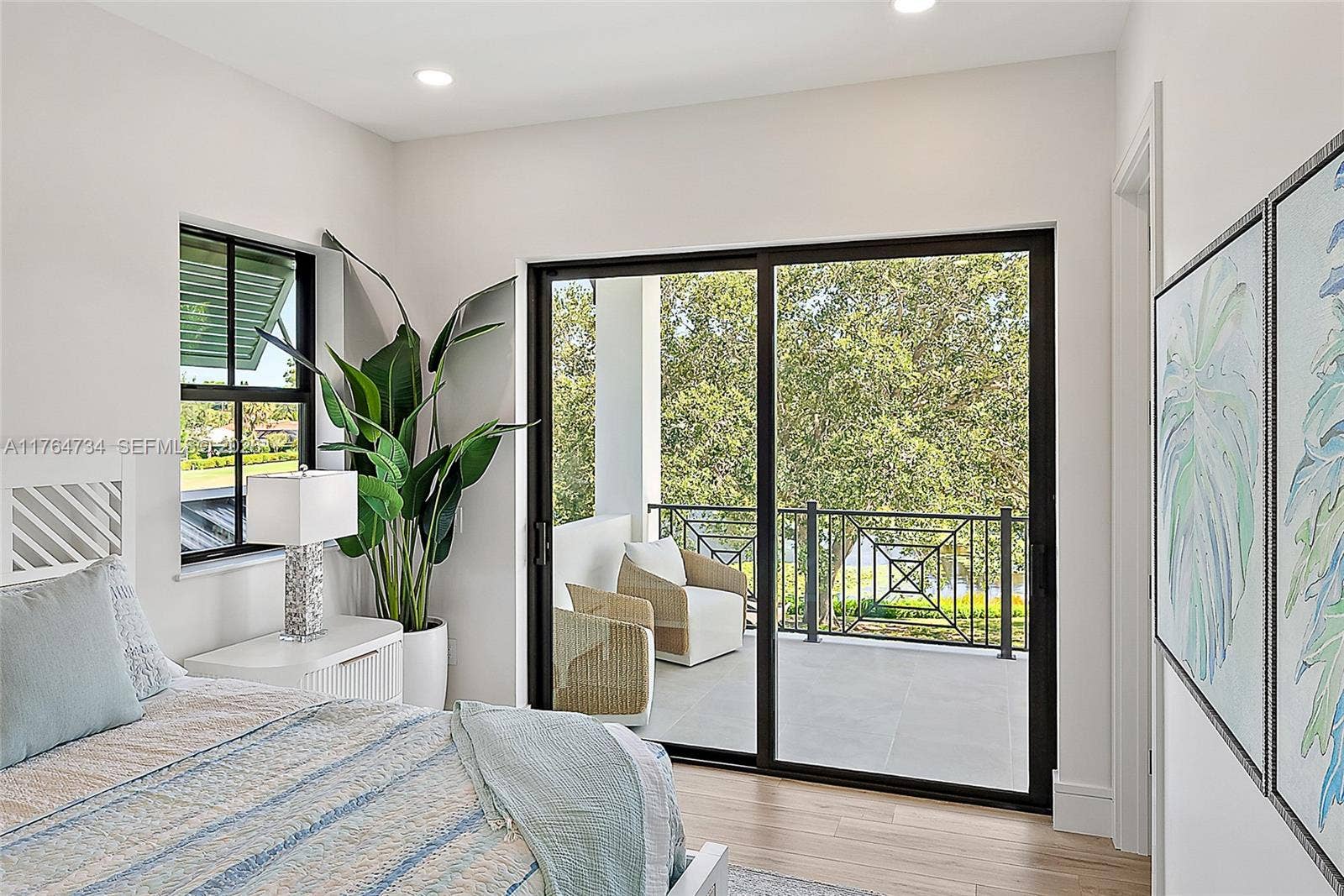 325 N Fairway, Tequesta, FL 33469 Guest Bedroom Balcony