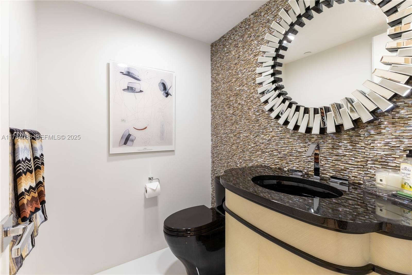 Elegant Powder room.