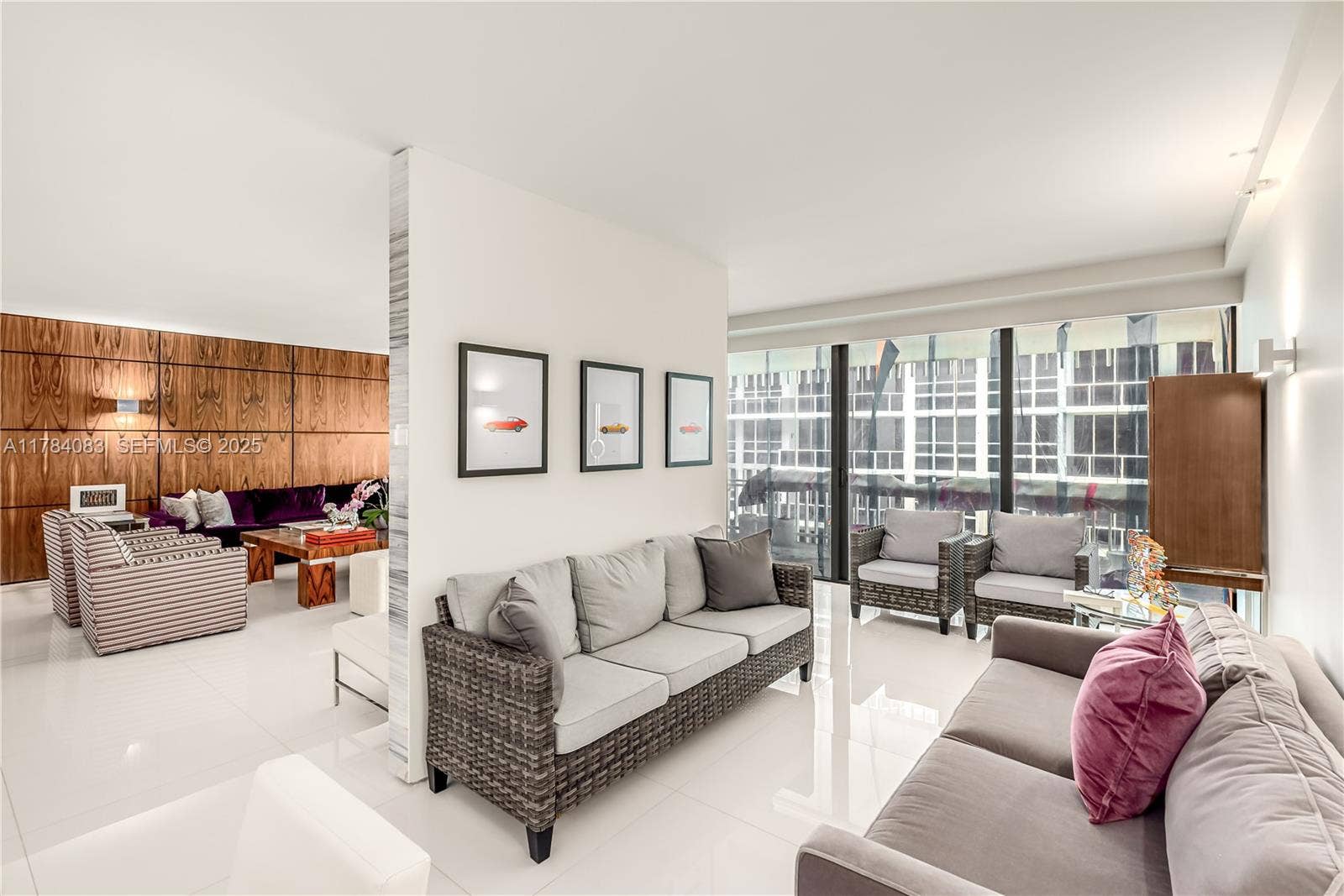 Redesigned space to include a den or office.