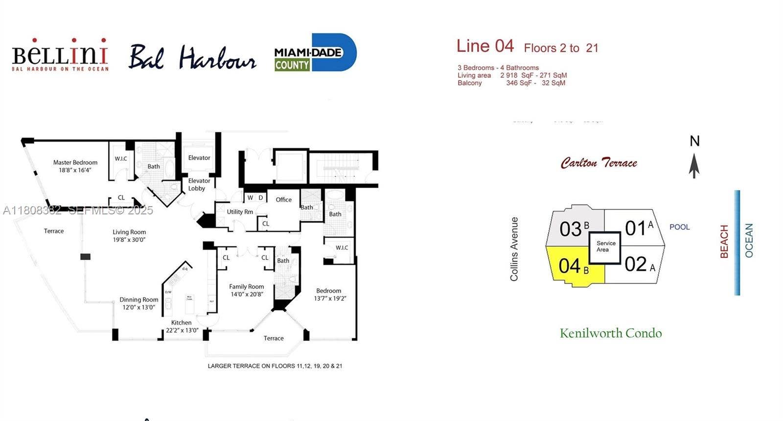 10225 Collins Avenue, #604 Renovated, Bal Harbour, FL 33154 Photo 22