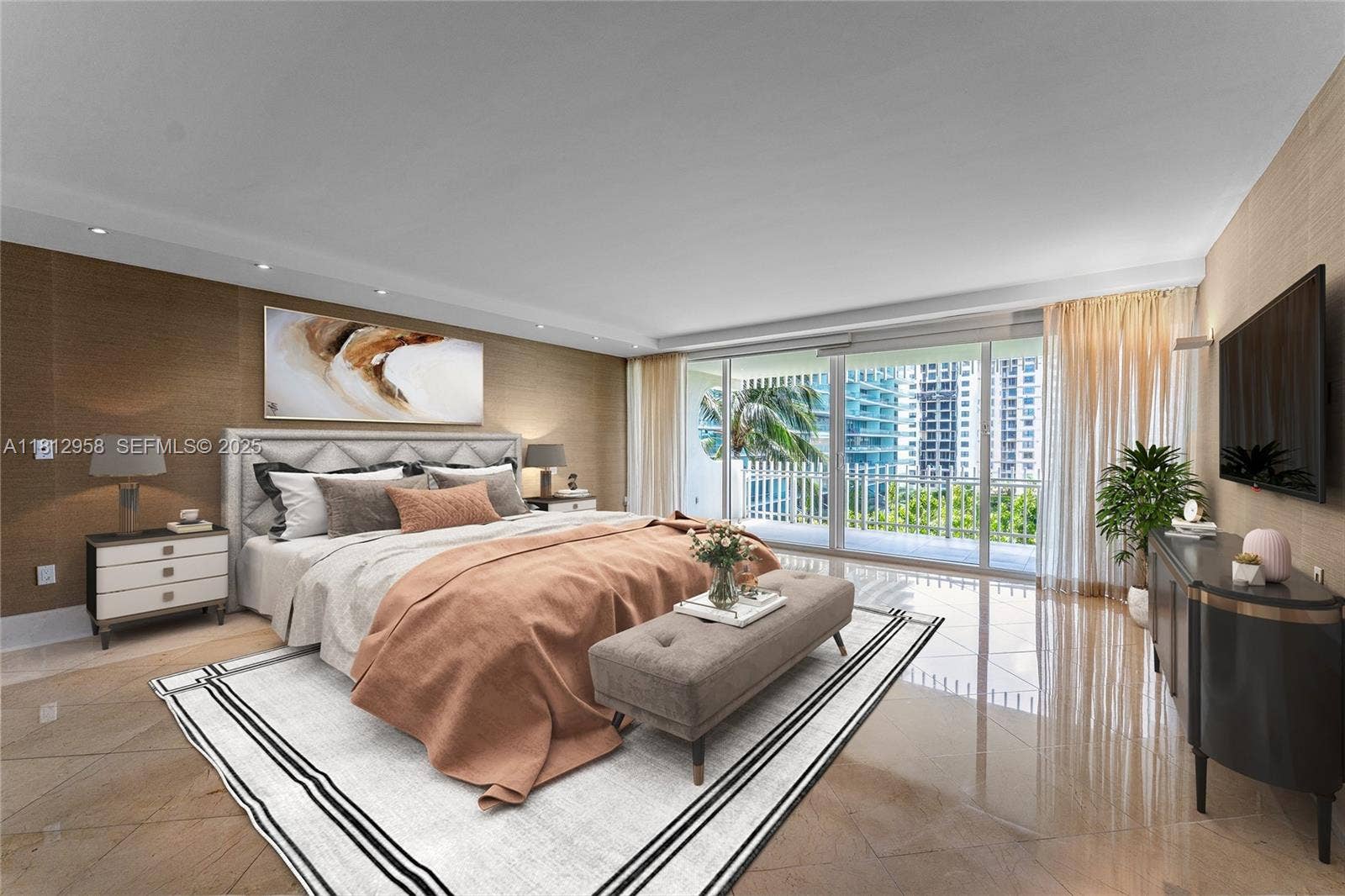10205 Collins Avenue, #401, Bal Harbour, FL 33154 Digitally Staged